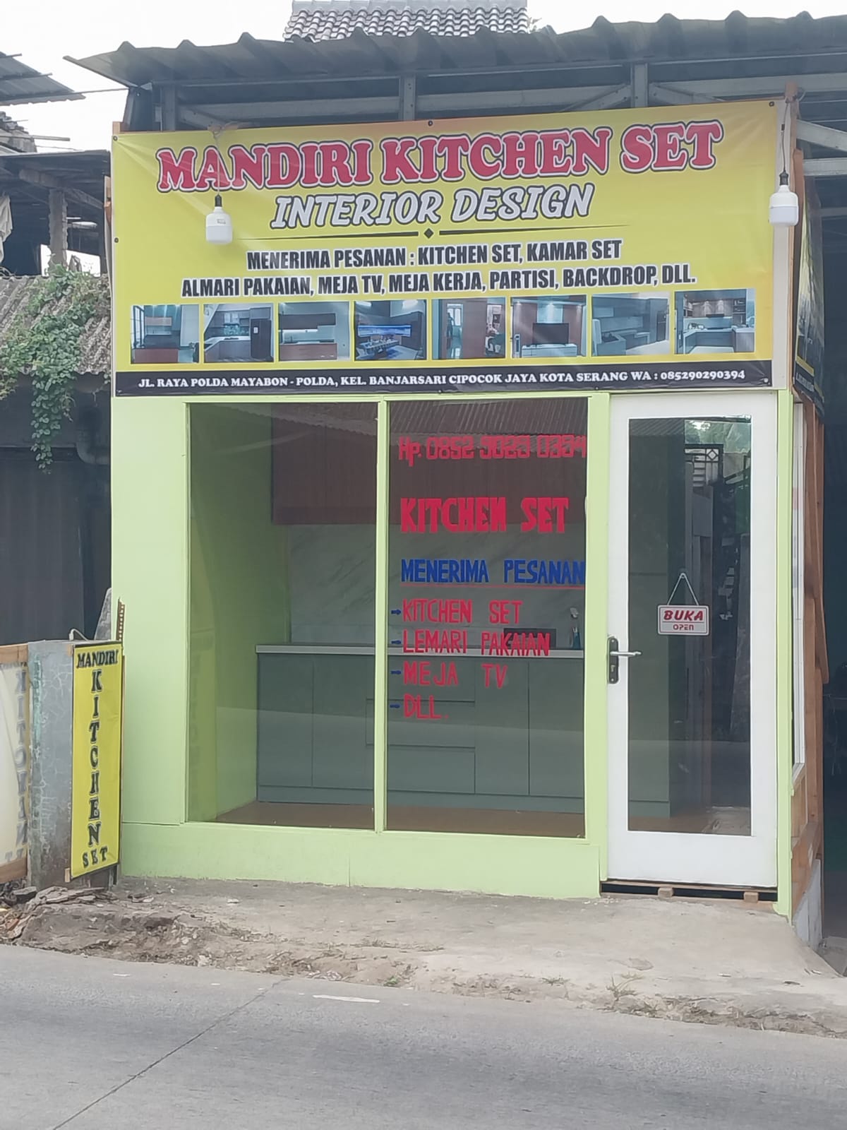 mandiri kitchen set kota serang banten